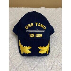 USS Tang Navy Battleship Embroidered, Scrambled Eggs Snap Back Hat Size OS